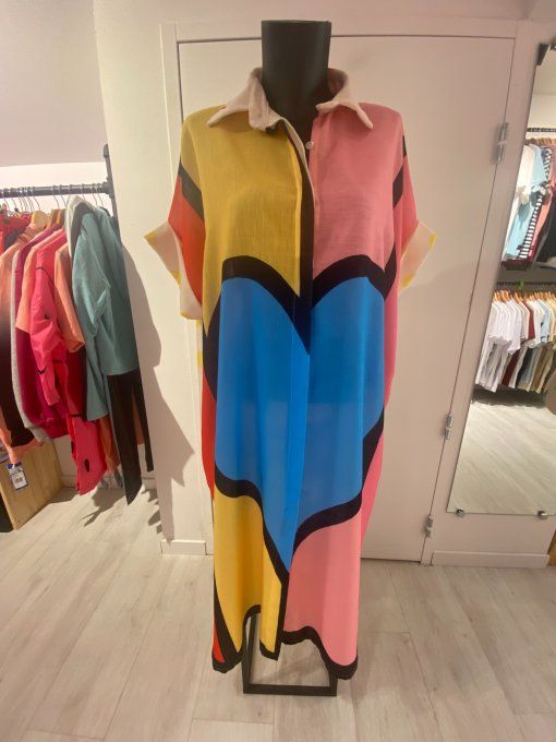 Robe chemise longue diva RELAX