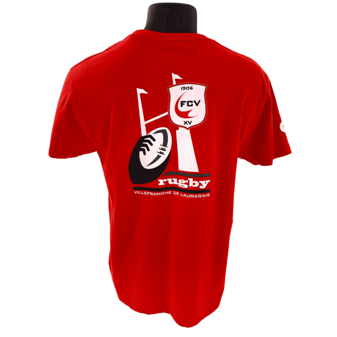 T-shirt club rugby FCV XV